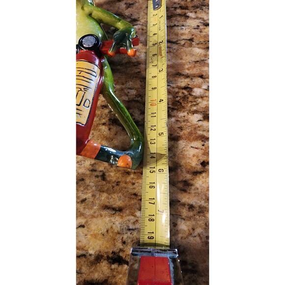 Firefighter Frog With Hose Figurine - Picture 6 of 6